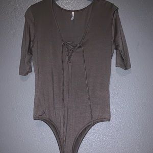 Olive bodysuit